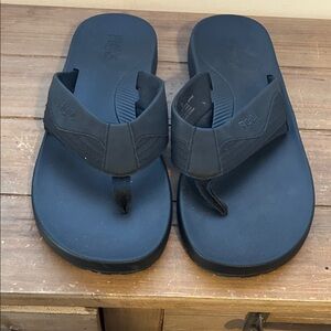 Flojos Men's Black Thong Sandals